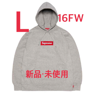 シュプリーム(Supreme)の【新品】Supreme 16FW Box Logo Hooded ヘザーグレーL(パーカー)