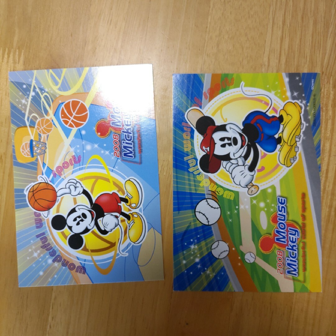 ミッキー　ポストカード　 公式　北京 五輪　オリンピック　サッカー　野球 エンタメ/ホビーのコレクション(その他)の商品写真