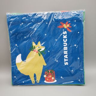 スターバックス(Starbucks)の日本未発売★海外スタバ限定★非売品★ミニトートバッグ★FOX HOLIDAY(ノベルティグッズ)