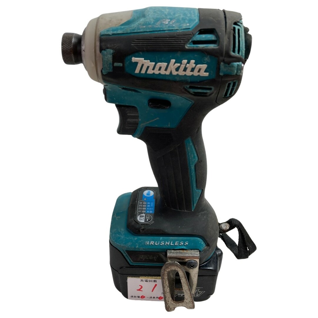 Makita(マキタ)の＊＊MAKITA マキタ 14.4V 充電式インパクトドライバ (バッテリ2個・充電器・ケース付） TD162DRGX ブルー インテリア/住まい/日用品のインテリア/住まい/日用品 その他(その他)の商品写真