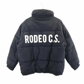 ロデオクラウンズ(RODEO CROWNS)のロデオクラウンズ 中綿ジャケット ブラック Rodeo Crowns 3Mシンサレート レディース 古着 【231213】(ダウンジャケット)