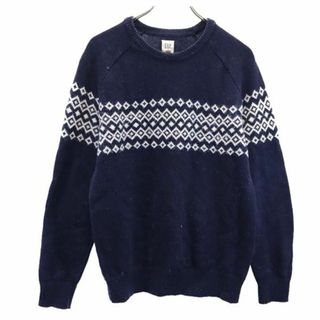 ギャップ(GAP)のギャップ 長袖 ニット セーター S ネイビー GAP メンズ 古着 【231213】(ニット/セーター)