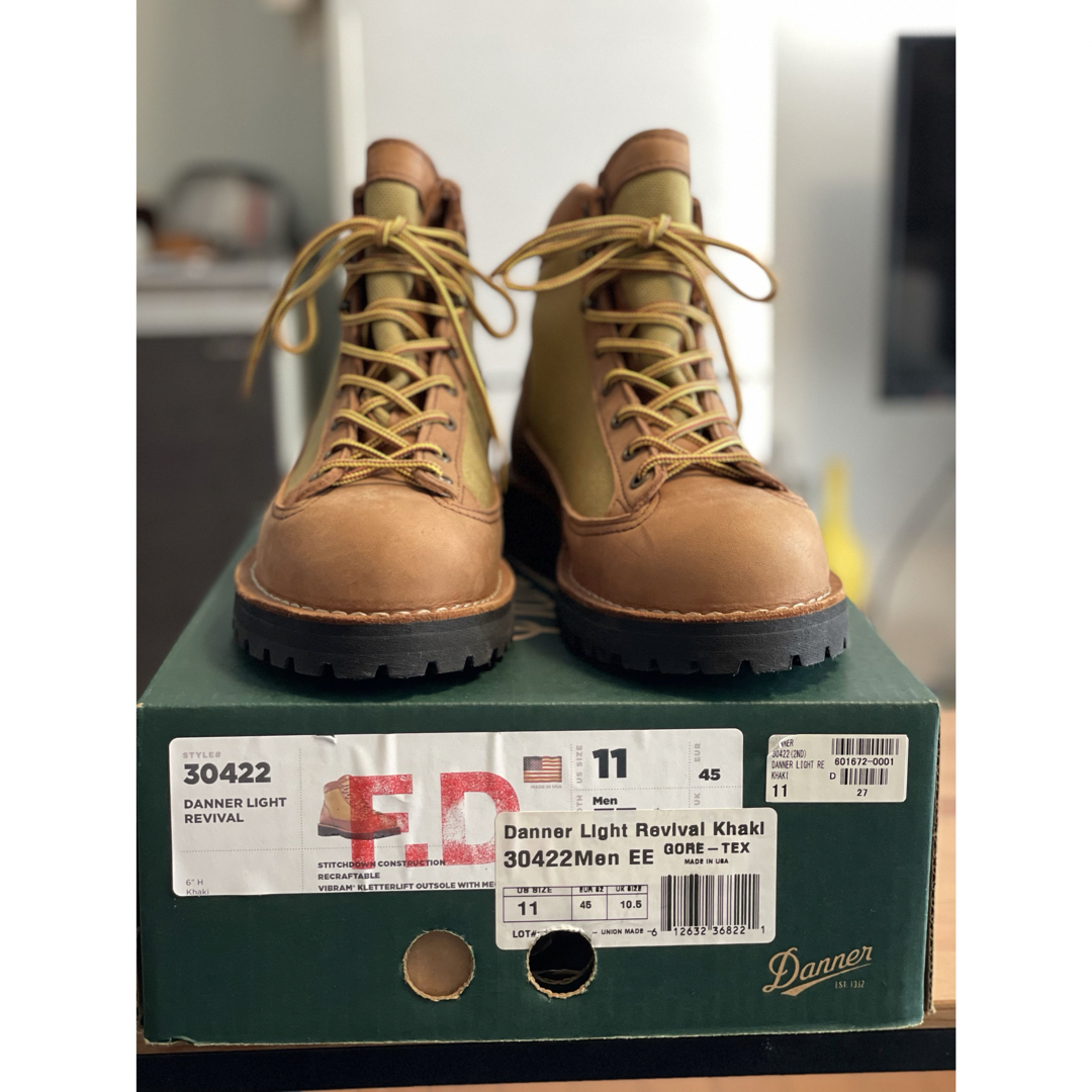 【29cm希少サイズ】DANNER LIGHTダナーライトKAHKI 30422DANNERFIELD