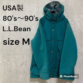 身幅63cmUSA製 80s LLBeanマウンテンパーカー thinsulate 3M