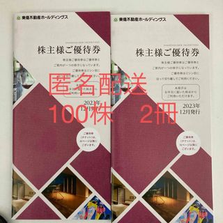 トウキュウスポーツオアシス(東急スポーツオアシス)の東急不動産株主優待券　100株　2冊(その他)