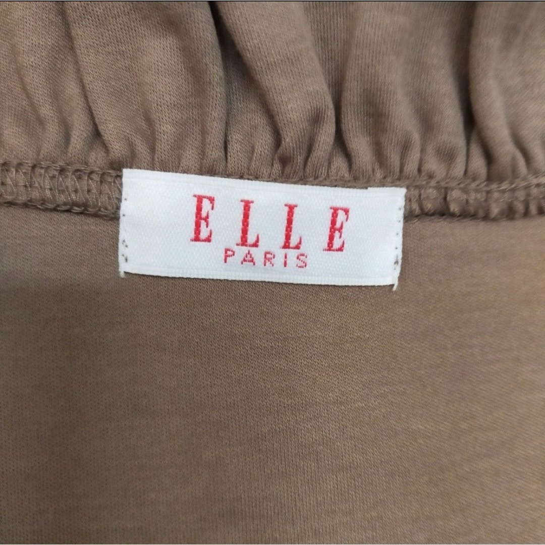 ELLE(エル)の【美品】ELLE Tシャッツ　カットソー トップス 半袖シャッツ 綿100% レディースのトップス(Tシャツ(半袖/袖なし))の商品写真