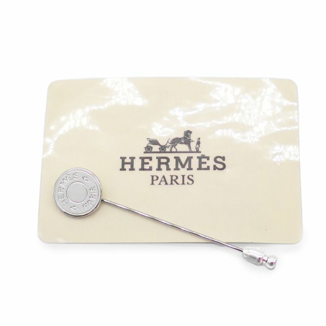 Hermes(エルメス)の未使用品 エルメス セリエ ピン ブローチ シルバー ラペルピン アクセサリー  レディースのアクセサリー(ブローチ/コサージュ)の商品写真