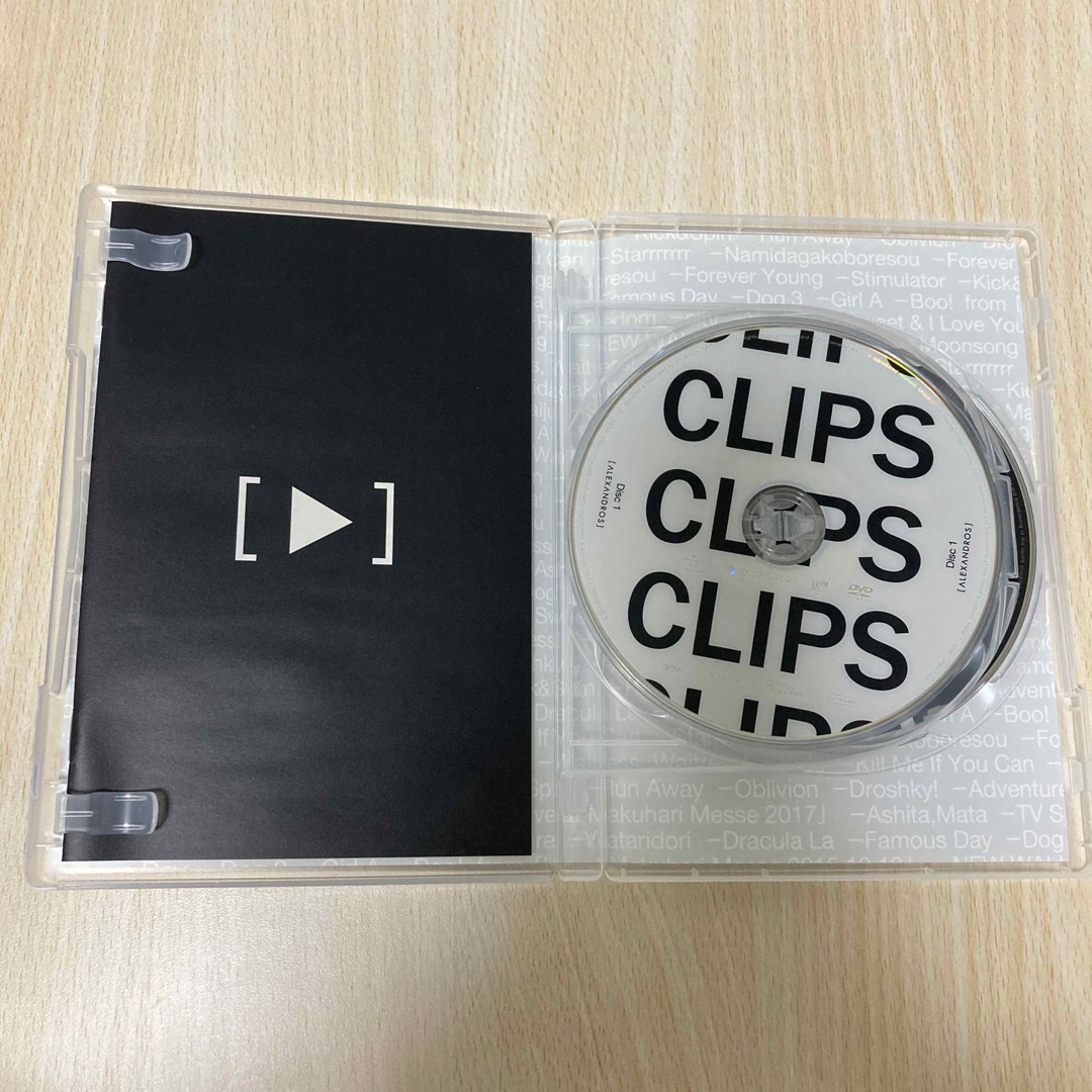 CLIPS DVD ［Ａｌｅｘａｎｄｒｏｓ］ エンタメ/ホビーのDVD/ブルーレイ(ミュージック)の商品写真