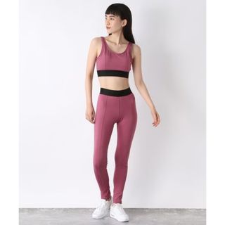 jeanasis JEANASISYOGA ロゴゴムレギンス　ブラトップ