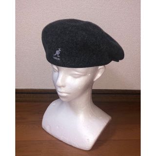 L 新品 KANGOL ハンチングキャップ グレー 灰色 カンゴール ベレー帽