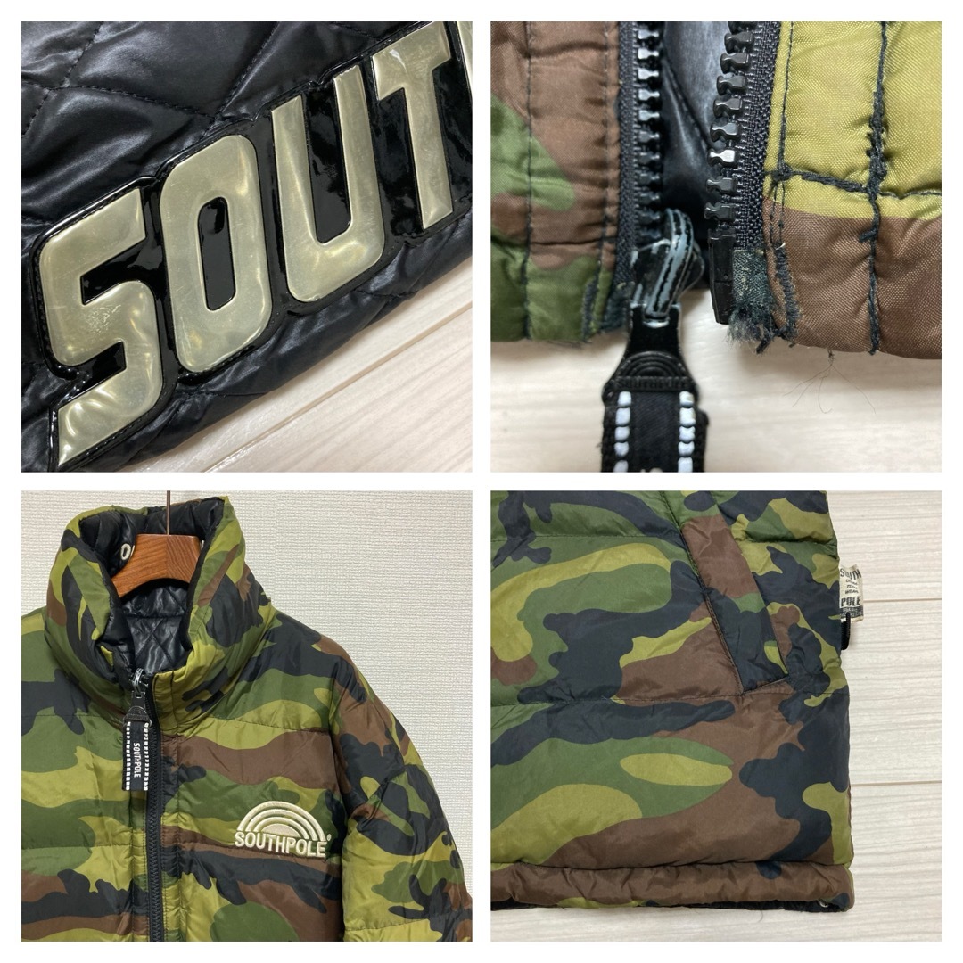 SOUTH POLE(サウスポール)の90s■サウスポール■ビッグシルエット リバーシブルダウンジャケットキルティング メンズのジャケット/アウター(ダウンジャケット)の商品写真
