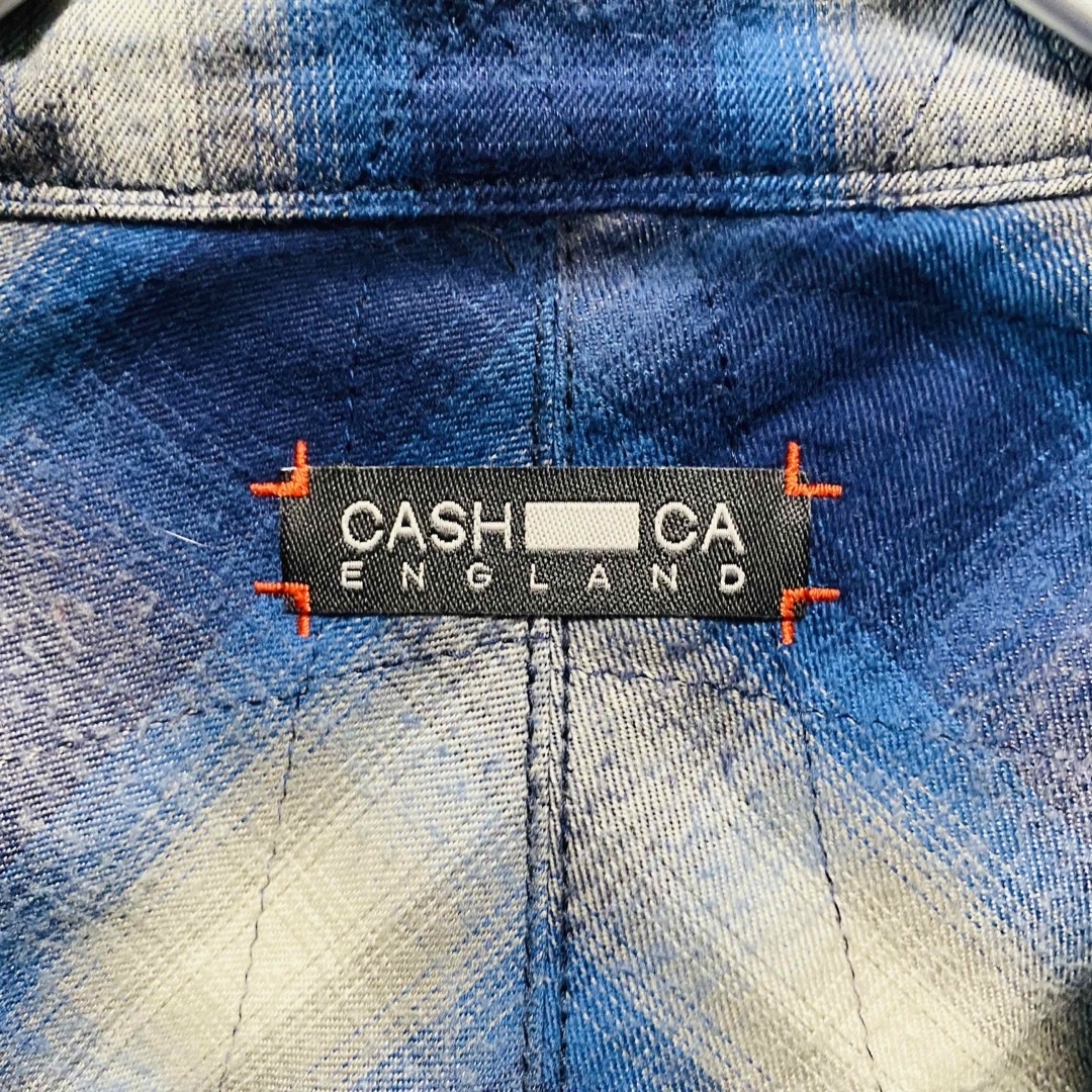 CASH CA(カシュカ)の一点物　日本製　CASH CA(カシュカ) グランジ　オンブレチェックジャケット メンズのジャケット/アウター(ブルゾン)の商品写真