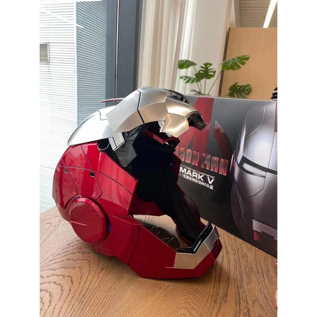 商品 最新モデル アイアンマンマスク ヘルメット AUTOKING 音声電動