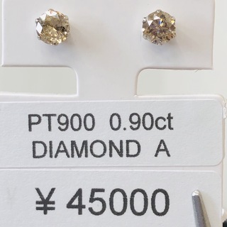 DE-23767 PT900 ピアス ダイヤモンド(ピアス)