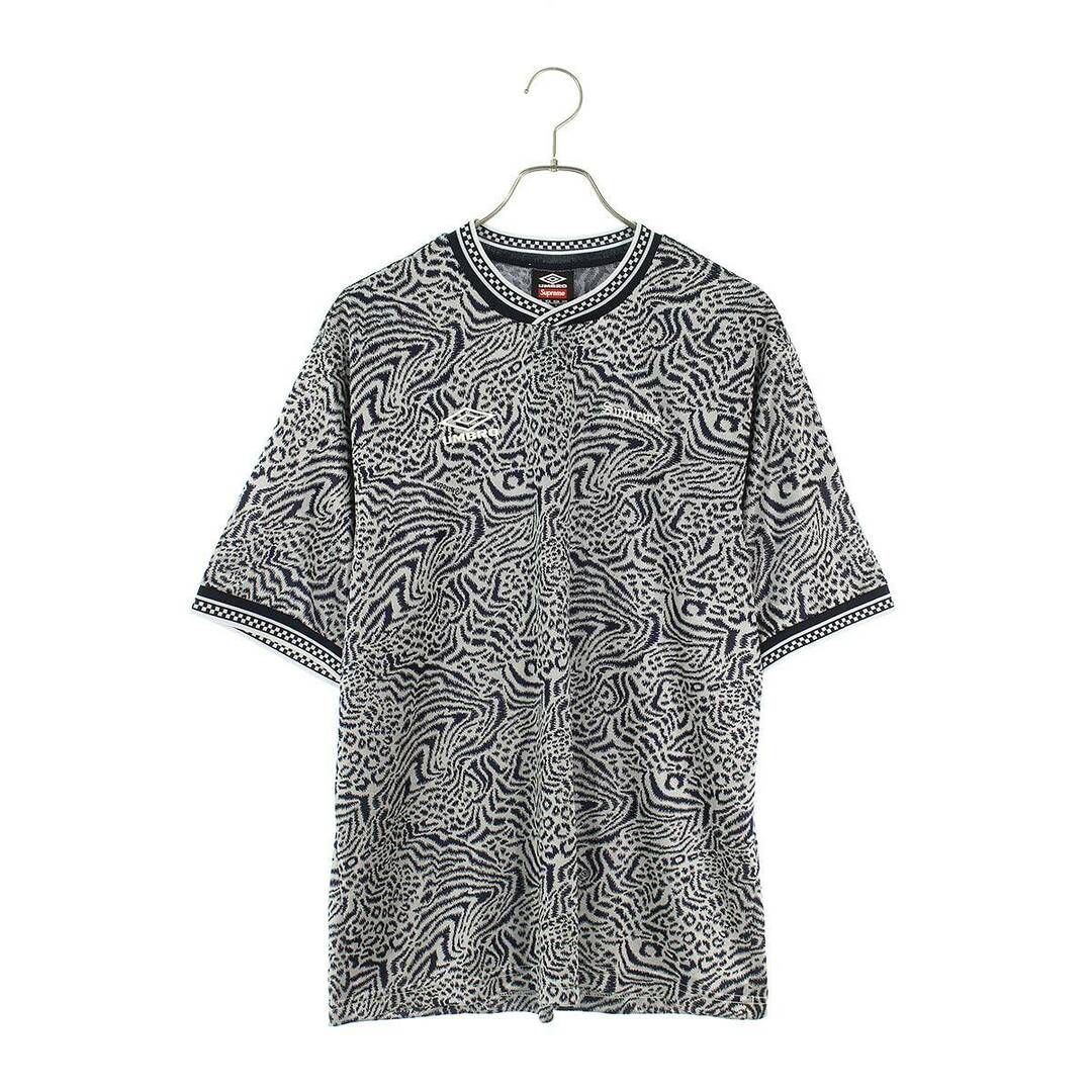 シュプリーム  23SS  Umbro Jacquard Animal Print Soccer Jersey アニマルサッカージャージTシャツ メンズ M ※12/28～1/6 発送・問い合わせ遅延Tシャツ/カットソー(半袖/袖なし)