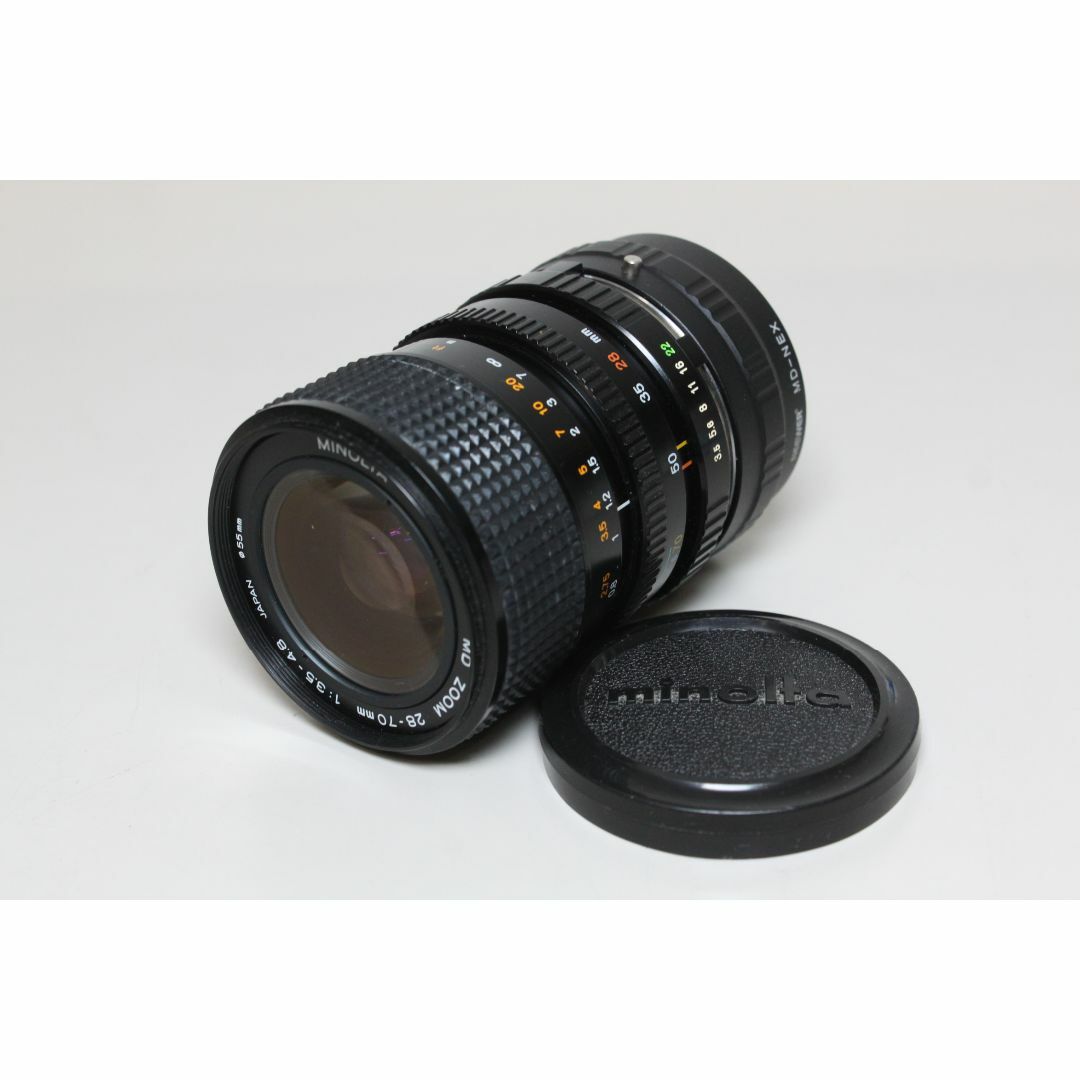 KONICA MINOLTA(コニカミノルタ)の【ジャンク品】MINOLTA/MD ZOOM 28-70mm F3.5-4.8④ スマホ/家電/カメラのカメラ(レンズ(ズーム))の商品写真