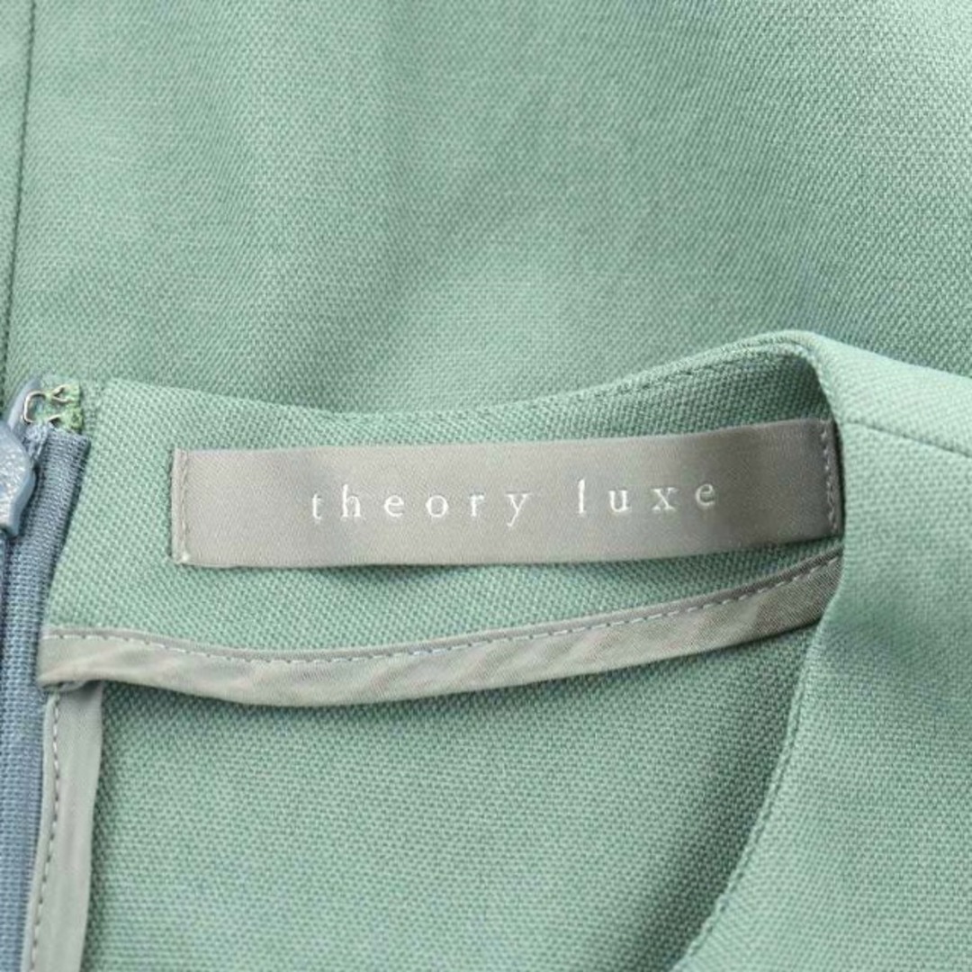 Theory luxe(セオリーリュクス)のセオリーリュクス 22SS ワンピース ミモレ ロング 38 M 水色 レディースのワンピース(ロングワンピース/マキシワンピース)の商品写真