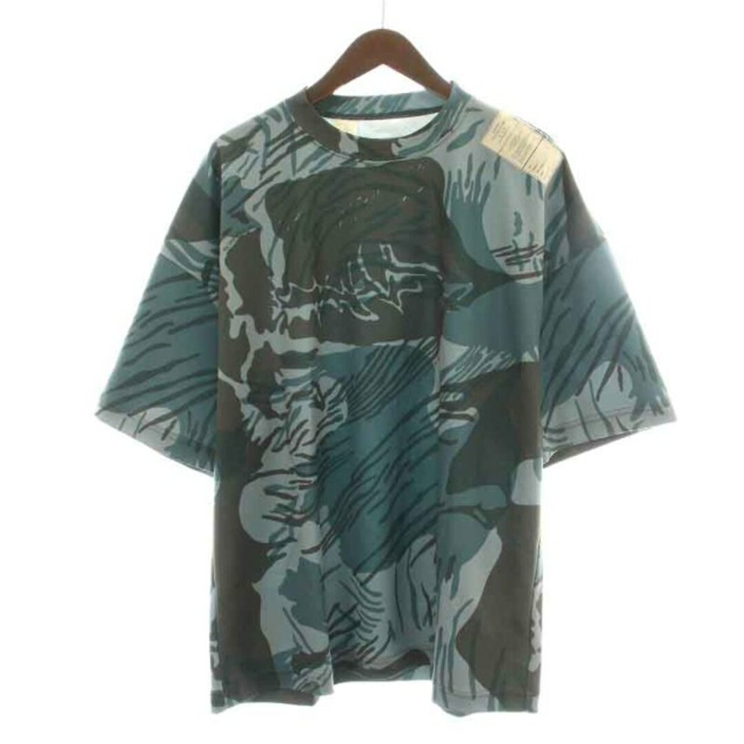 N.HOOLYWOOD - N.HOOLYWOOD Tシャツ カットソー 半袖 38 M 緑 グレー 
