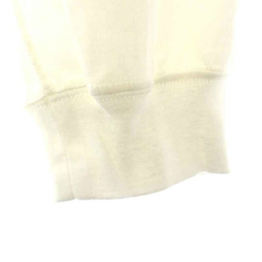 N.HOOLYWOOD(エヌハリウッド)のN.HOOLYWOOD Tシャツ カットソー ロンT 長袖 36 S 白 紺 メンズのトップス(Tシャツ/カットソー(七分/長袖))の商品写真