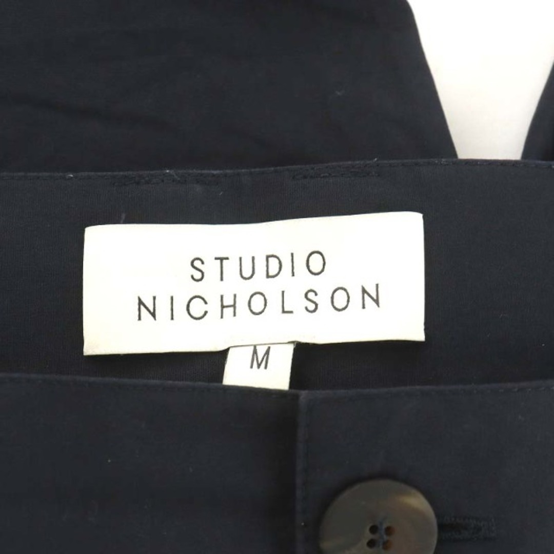 約22cm股上STUDIO NICHOLSON TECHNICAL NYLON パンツ M 紺