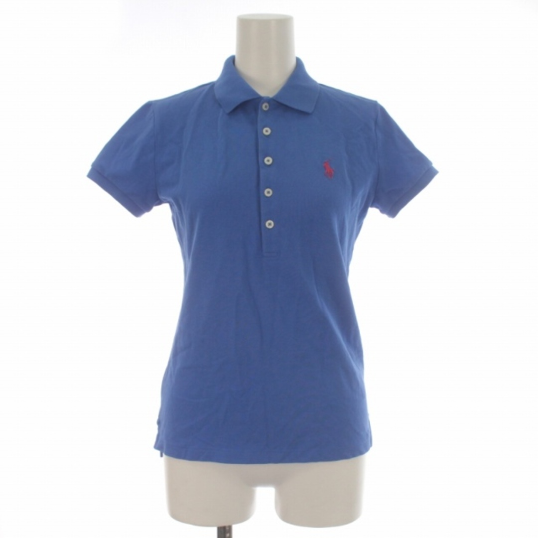 POLO RALPH LAUREN(ポロラルフローレン)のポロ ラルフローレン スリムフィットポロシャツ XS 青 タグ付き レディースのトップス(ポロシャツ)の商品写真