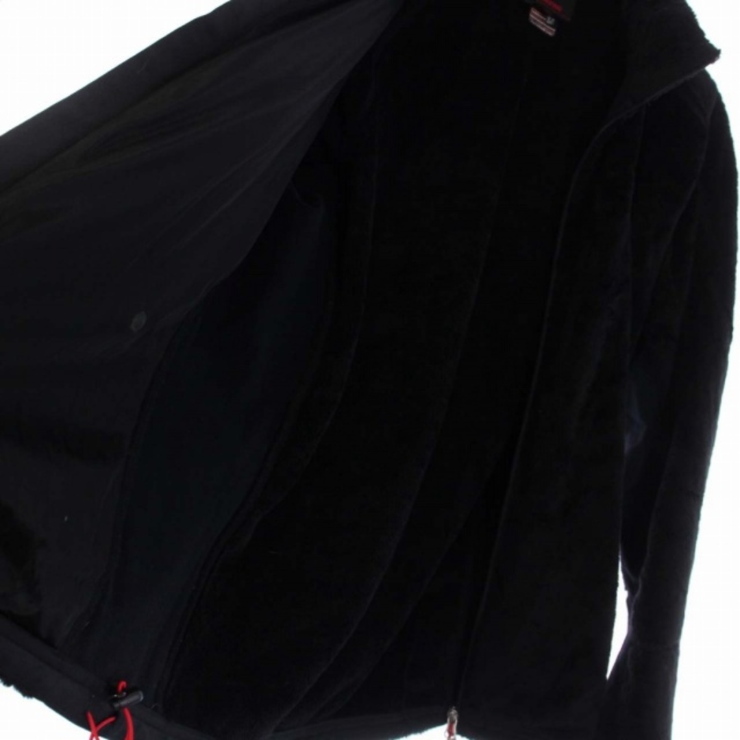 BRIEFING(ブリーフィング)のBRIEFING フリースジャケット ジップアップ ロゴ刺繍 L 黒 メンズのジャケット/アウター(ブルゾン)の商品写真