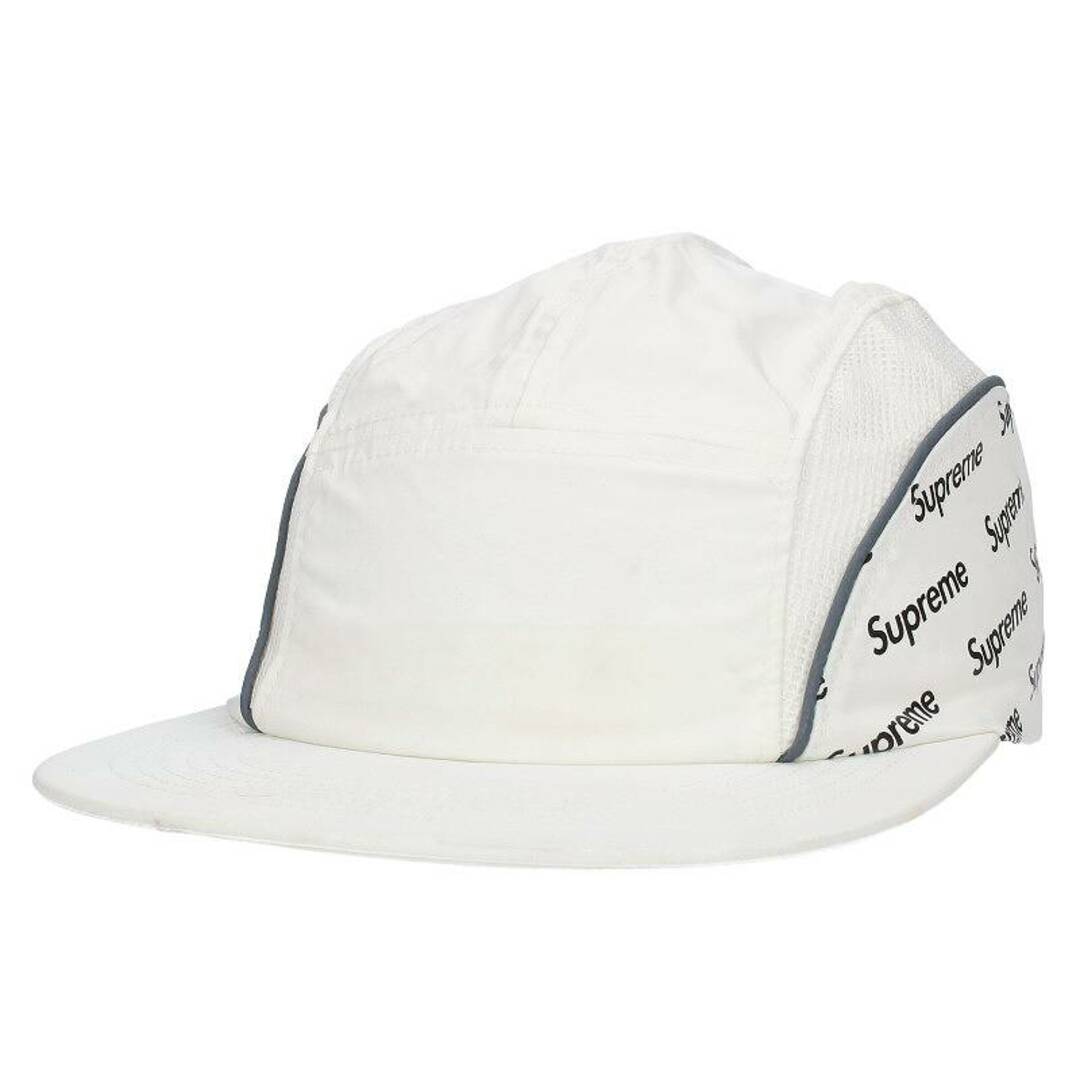 キャップシュプリーム  18SS  Diagonal Logo Side Panel Camp Cap ダイアゴナルロゴサイドパネルキャンプキャップ メンズ