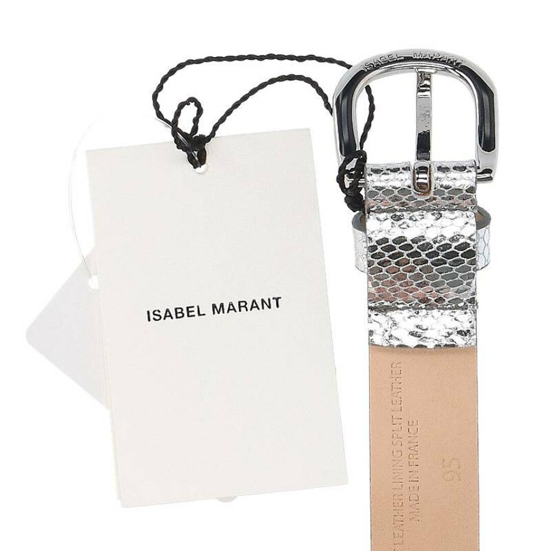 Isabel Marant(イザベルマラン)のイザベルマラン  21SS  21E006T メタリックレザーベルト メンズ 95 メンズのファッション小物(ベルト)の商品写真