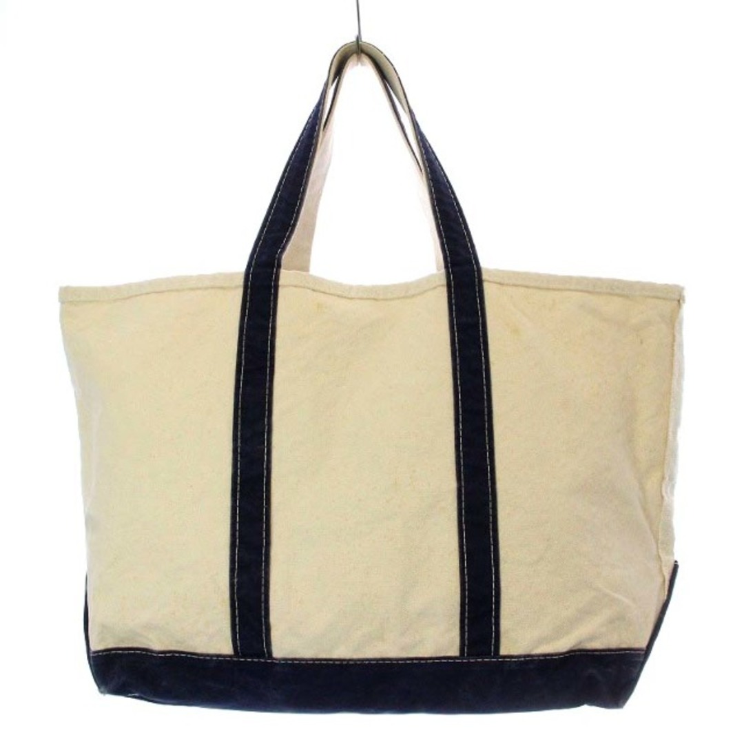 エルエルビーン REMI RELIEF CANVAS Large Tote 紺38-57cmタテ