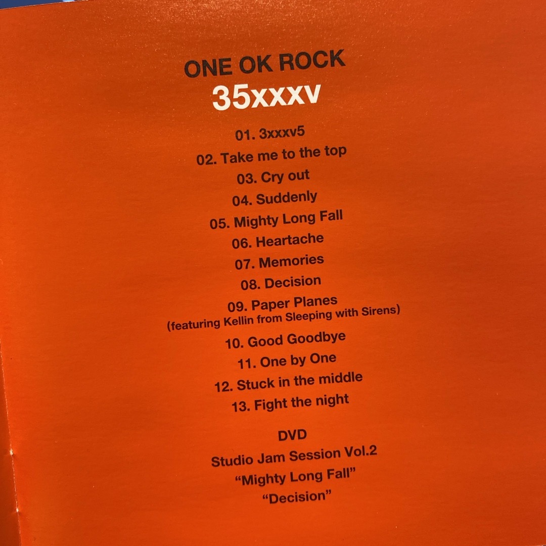 ONE OK ROCK(ワンオクロック)のONE OK ROCK 35xxxv エンタメ/ホビーのCD(ポップス/ロック(邦楽))の商品写真