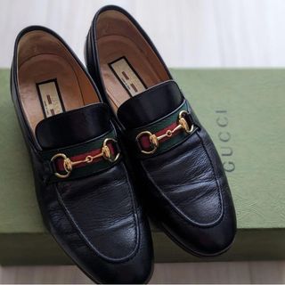 グッチ(Gucci)の【最終プライス!!ほぼ新品】GUCCIホースビットローファー(ドレス/ビジネス)