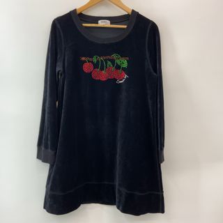 ソニアリキエル(SONIA RYKIEL)のSONIA ソニア レディース  Tシャツ/カットソー(七部/長袖) ラインストーン ベロア(シャツ/ブラウス(長袖/七分))