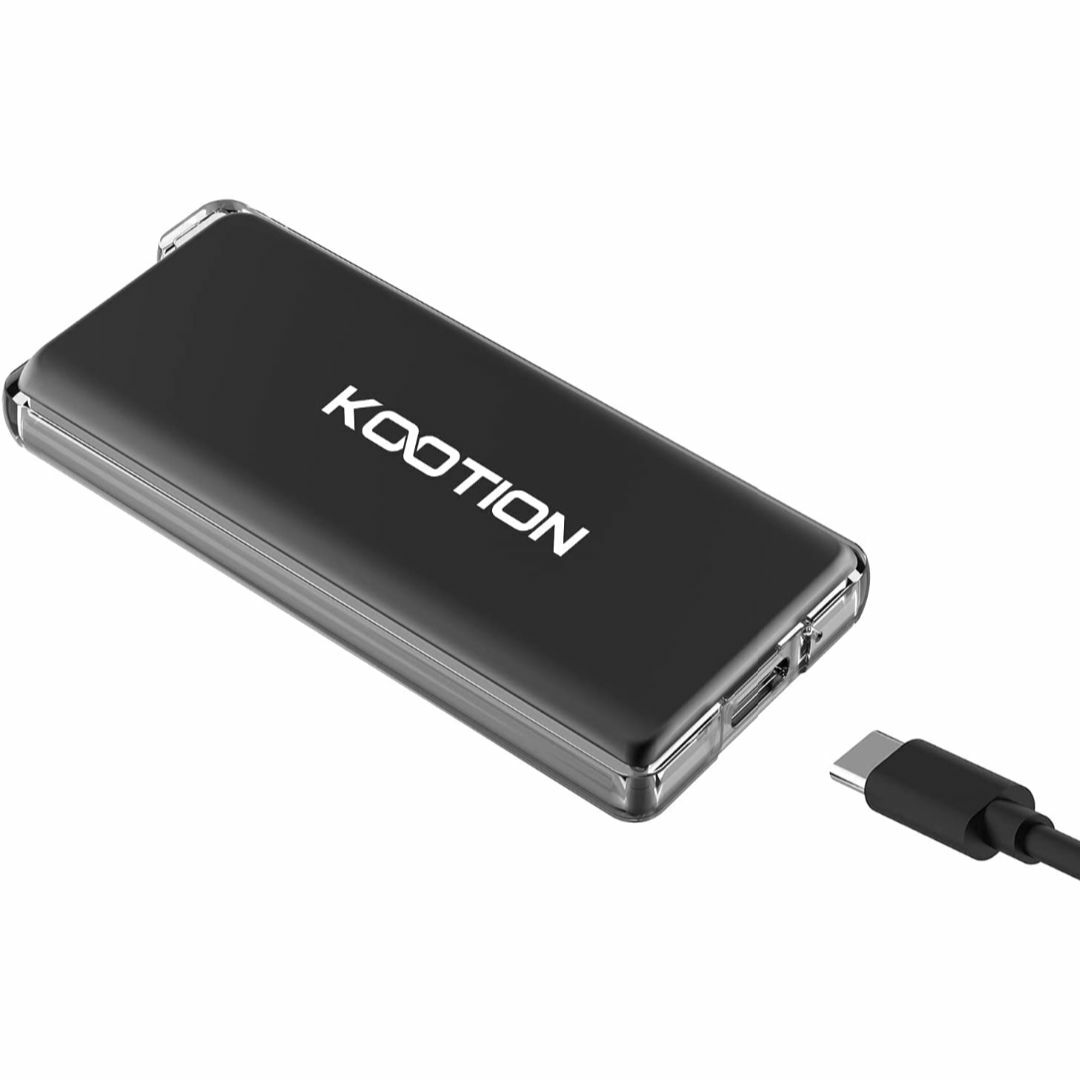 KOOTION 外付けSSD 500GB USB3.1 Gen2対応 読込め速度スマホ/家電/カメラ