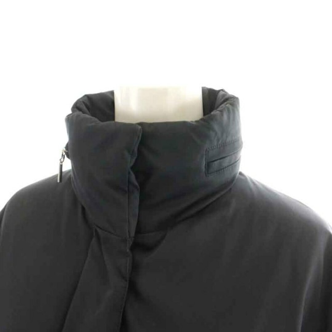 RESTIR(リステア)のリステア 中綿コート ロング ジップアップ スタンドカラー フード 36 S 黒 レディースのジャケット/アウター(その他)の商品写真