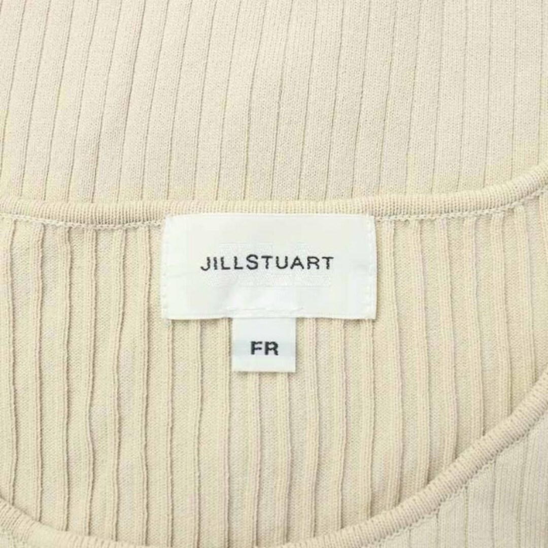 JILL by JILLSTUART(ジルバイジルスチュアート)のジルバイジルスチュアート ヴィンテージ調ボタンニット FR M ベージュ レディースのトップス(ニット/セーター)の商品写真