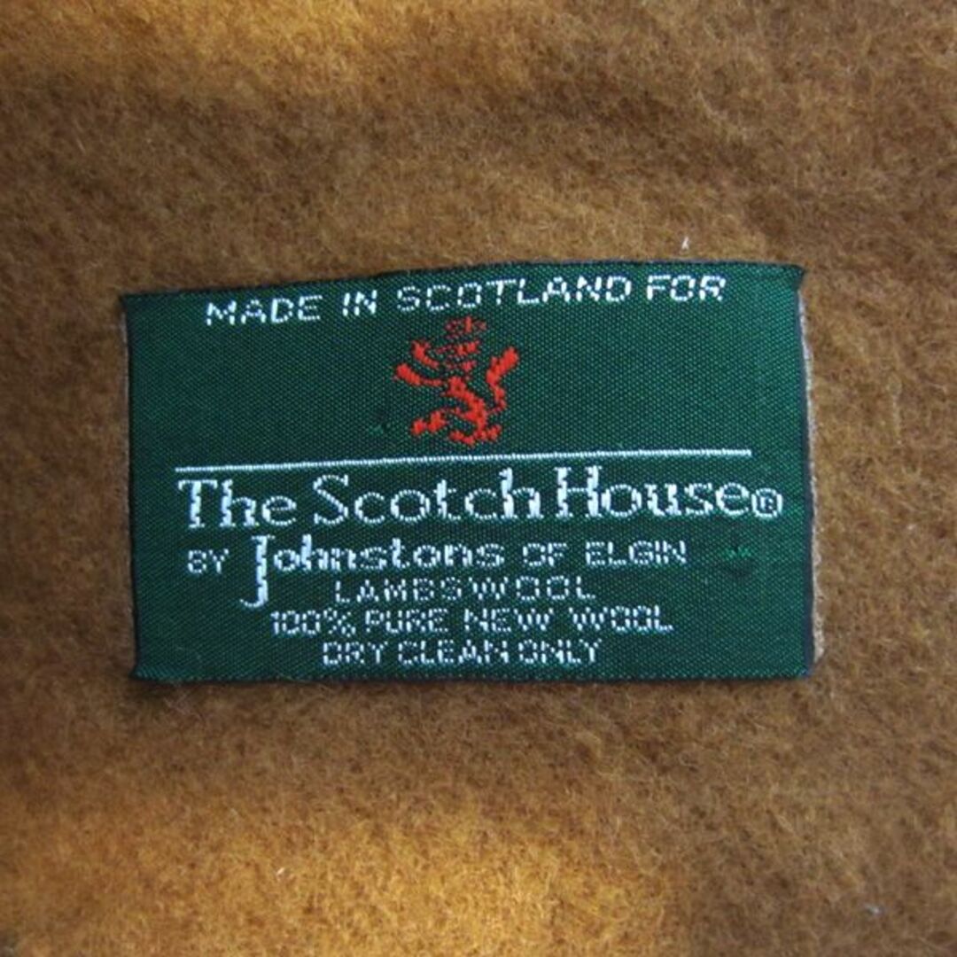 THE SCOTCH HOUSE(ザスコッチハウス)の美品　The Scotch House／スコッチハウス★　ウールマフラー メンズのファッション小物(マフラー)の商品写真