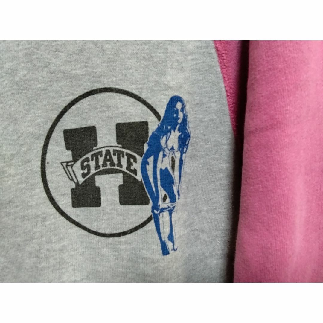 HYSTERIC GLAMOUR(ヒステリックグラマー)の希少❣️旧タグ❤️HYSTERIC GLAMOUR　ピンクのスウェットスタジャン レディースのジャケット/アウター(スタジャン)の商品写真