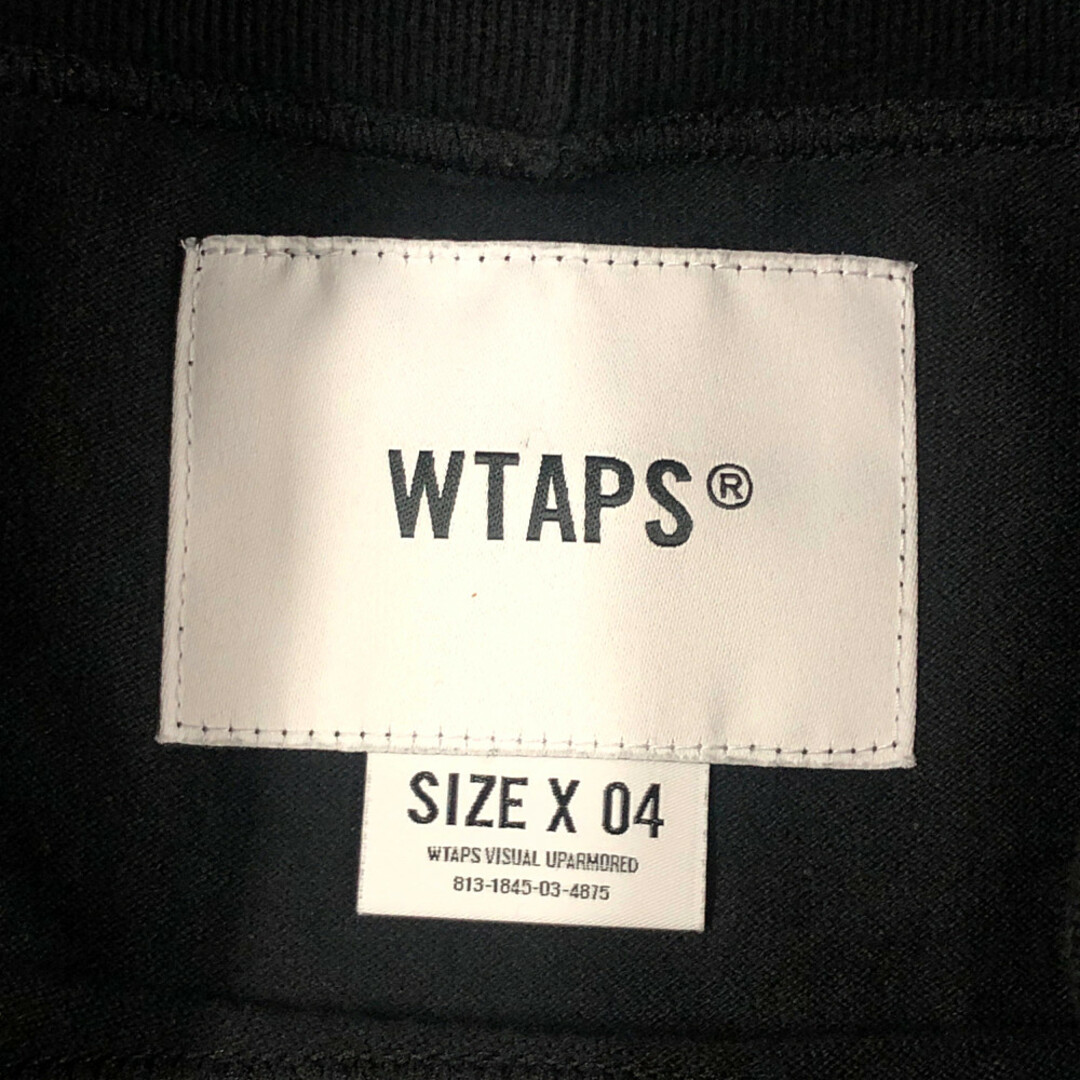 W)taps(ダブルタップス)のWTAPS ダブルタップス 22AW V.I.C TURTLE NECK COTTON .VIC カットソー 長袖 ブラック サイズ4 正規品 / B4702 メンズのトップス(Tシャツ/カットソー(七分/長袖))の商品写真