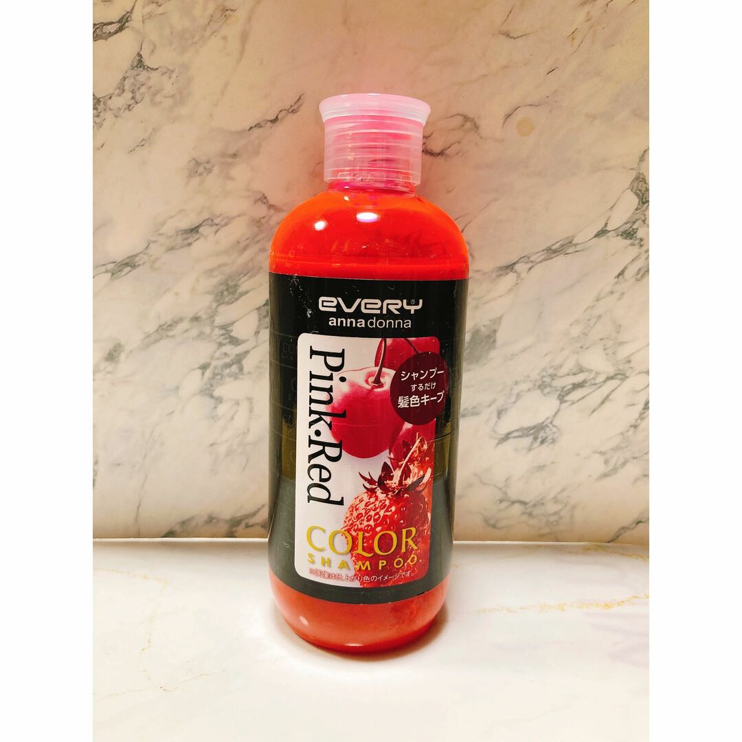 アンナドンナ エブリ カラーシャンプー ピンク・レッド 300ml コスメ/美容のヘアケア/スタイリング(シャンプー)の商品写真