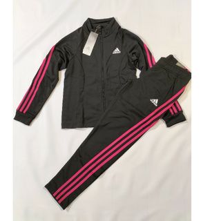 アディダス(adidas)の新品　アディダス　スリーストライプス トラックスーツ　ジャージ上下　120サイズ(その他)