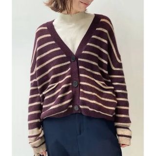 アパルトモンドゥーズィエムクラス(L'Appartement DEUXIEME CLASSE)のroberto collina/ロベルトコリーナBorder Cardigan(カーディガン)