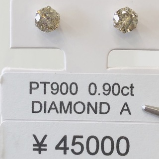DE-23766 PT900 ピアス ダイヤモンド(ピアス)