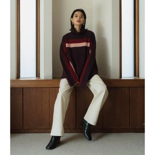 ステュディオス(STUDIOUS)のKnuth marf loose border knit ルーズボーダーニット(ニット/セーター)