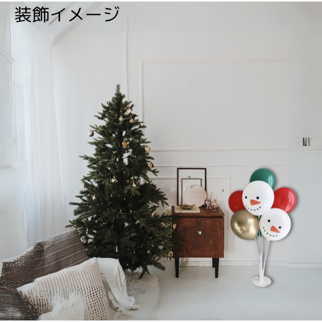 クリスマス バルーン 誕生日 飾り付け サンタ 雪だるま くすみカラー レトロ ハンドメイドのインテリア/家具(インテリア雑貨)の商品写真