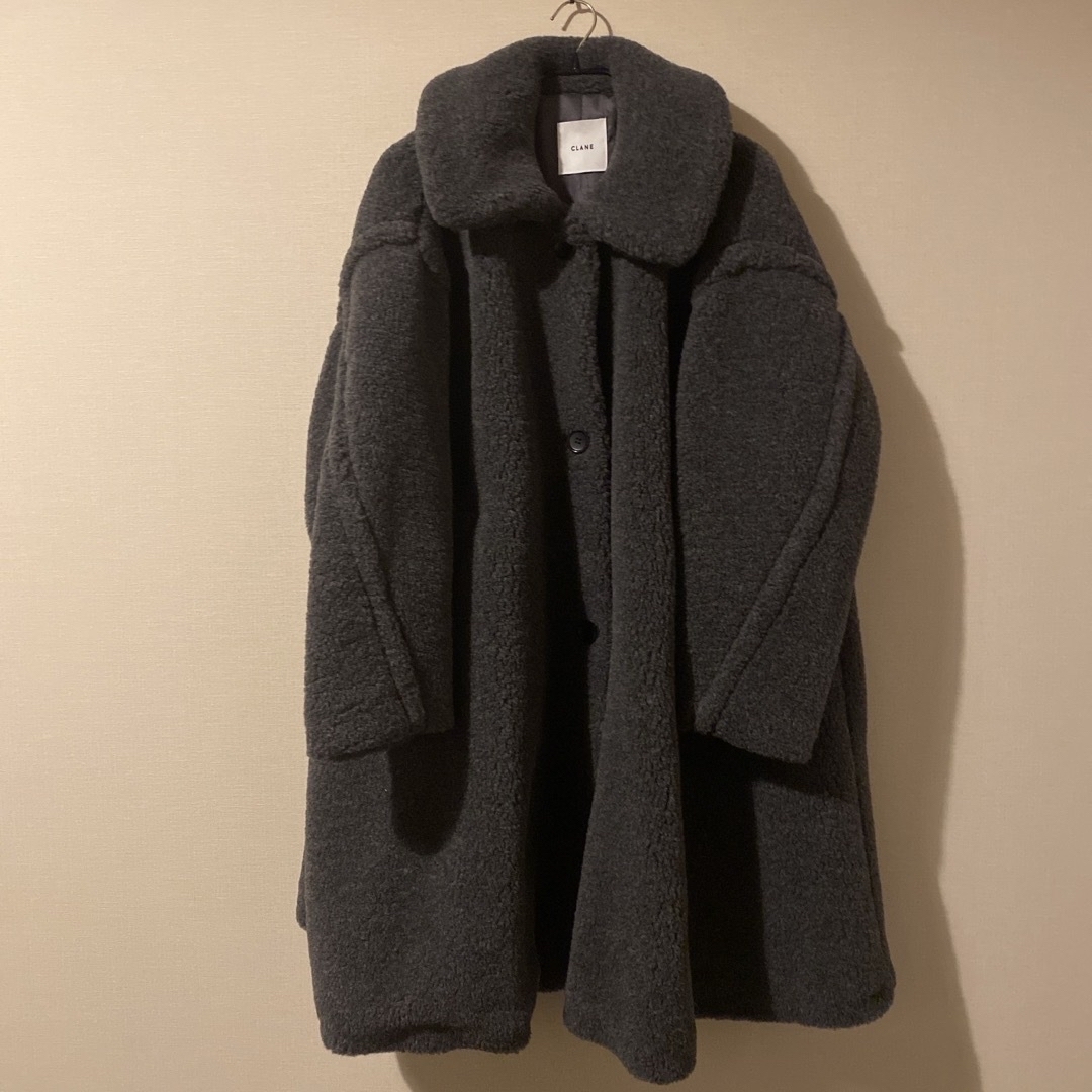 CLANE - CLANEクラネ VOLUME FLARE BOA COATグレー2の通販 by bonbon CLANE - CLANEクラネ VOLUME FLARE BOA COATグレー2の通販 by bonbon