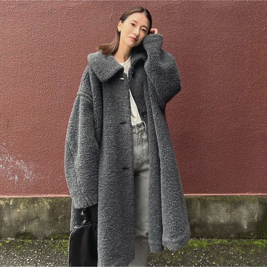 CLANE - CLANEクラネ VOLUME FLARE BOA COATグレー2の通販 by bonbon CLANE - CLANEクラネ VOLUME FLARE BOA COATグレー2の通販 by bonbon