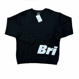 エフシーアールビー(F.C.R.B.)のエフシーレアルブリストル/F.C.Real Bristol/FCRB/SIDE LOGO CREWNECK/サイドロゴクルーネック/コットン/2023FW/ブラック/#S/FCRB-232080【SA7574】(スウェット)