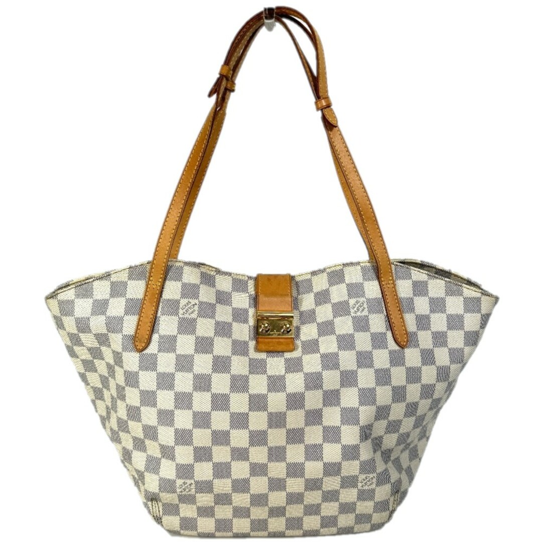 ルイヴィトン LOUIS VUITTON サリナPM N41208 ダミエアズール 肩掛け トートバッグ カバン ショルダーバッグ ダミエアズールキャンバス ホワイトバッグ