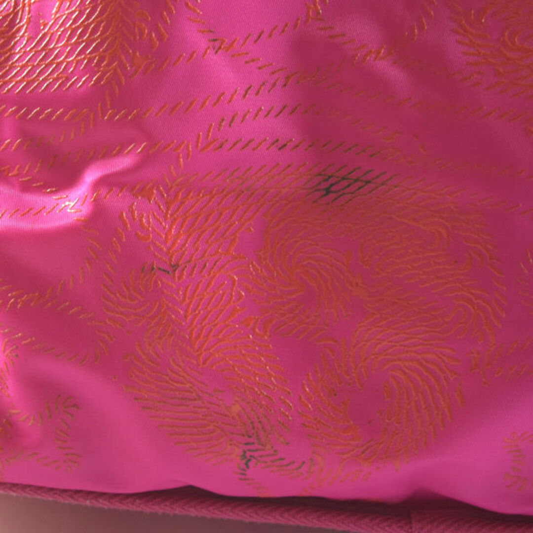 Vivienne Westwood / ヴィヴィアンウエストウッド  ヤスミン ハンドバック ボストンバッグ ピンク ナイロンキャンパス 中古  [0990011490] メンズのバッグ(ボストンバッグ)の商品写真