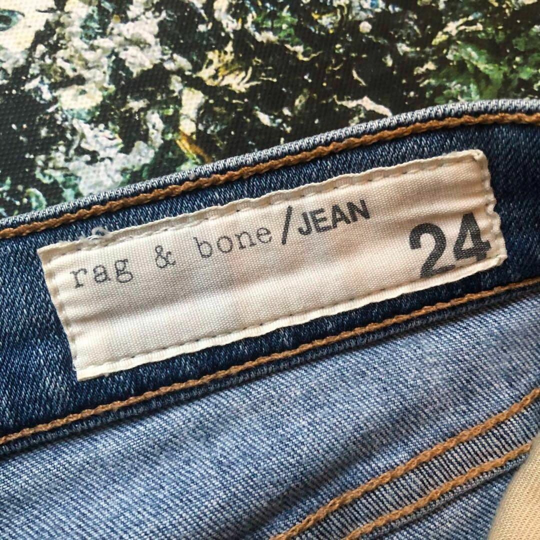 【美品】ラグアンドボーン-rag&bone-ワイドデニムパンツ レディースのパンツ(デニム/ジーンズ)の商品写真